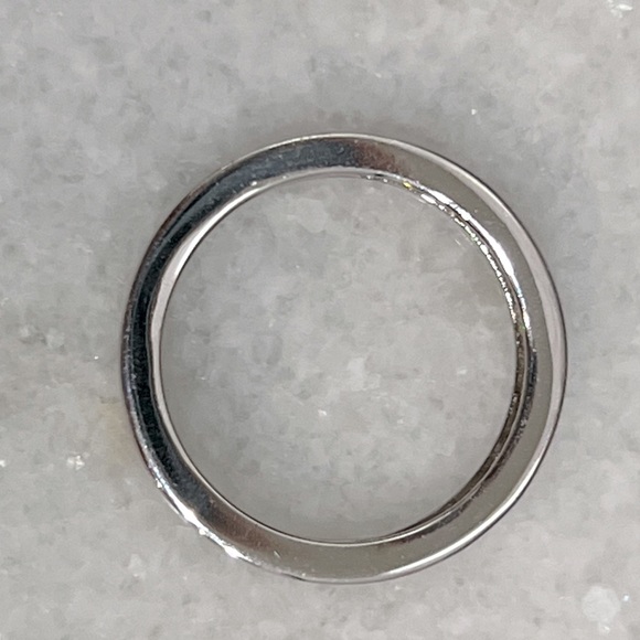 Sterling Silver CZ Princess Cut Eternity Band - Picture 9 of 10